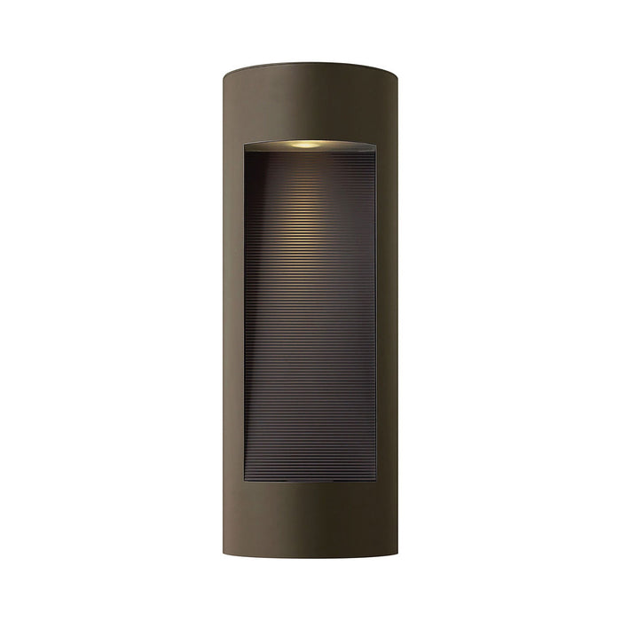 Luna Tall Outdoor Wall Light in Cylinder Large/Bronze.