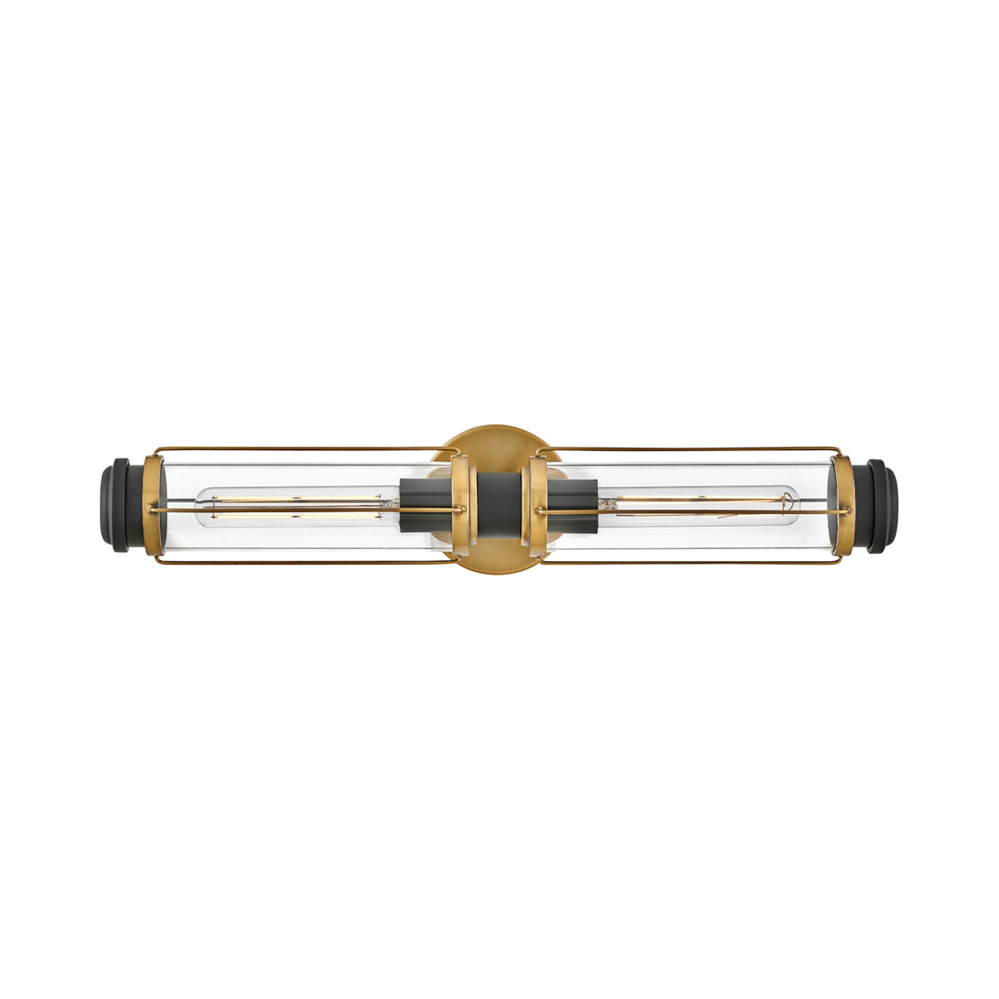 Masthead Bath Wall Light in Heritage Brass (2-Light).
