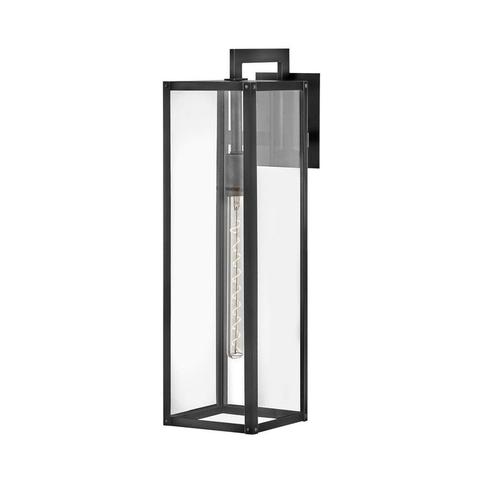 Max Outdoor Wall Light in Large/Black.