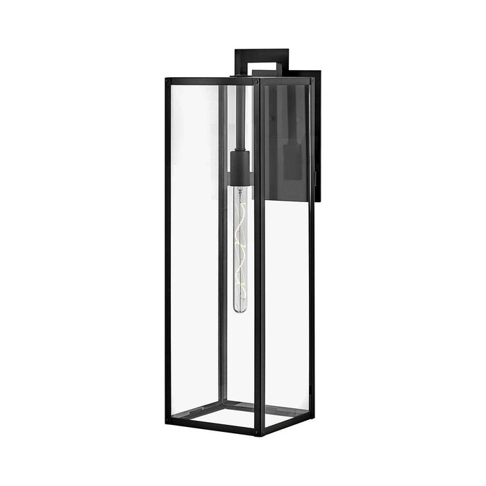 Max Outdoor Wall Light in X-Large/Black.