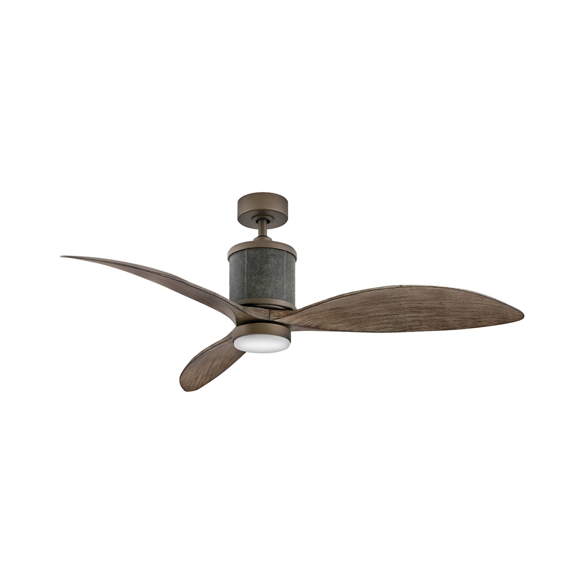 Merrick LED Ceiling Fan in Metallic Matte Bronze.
