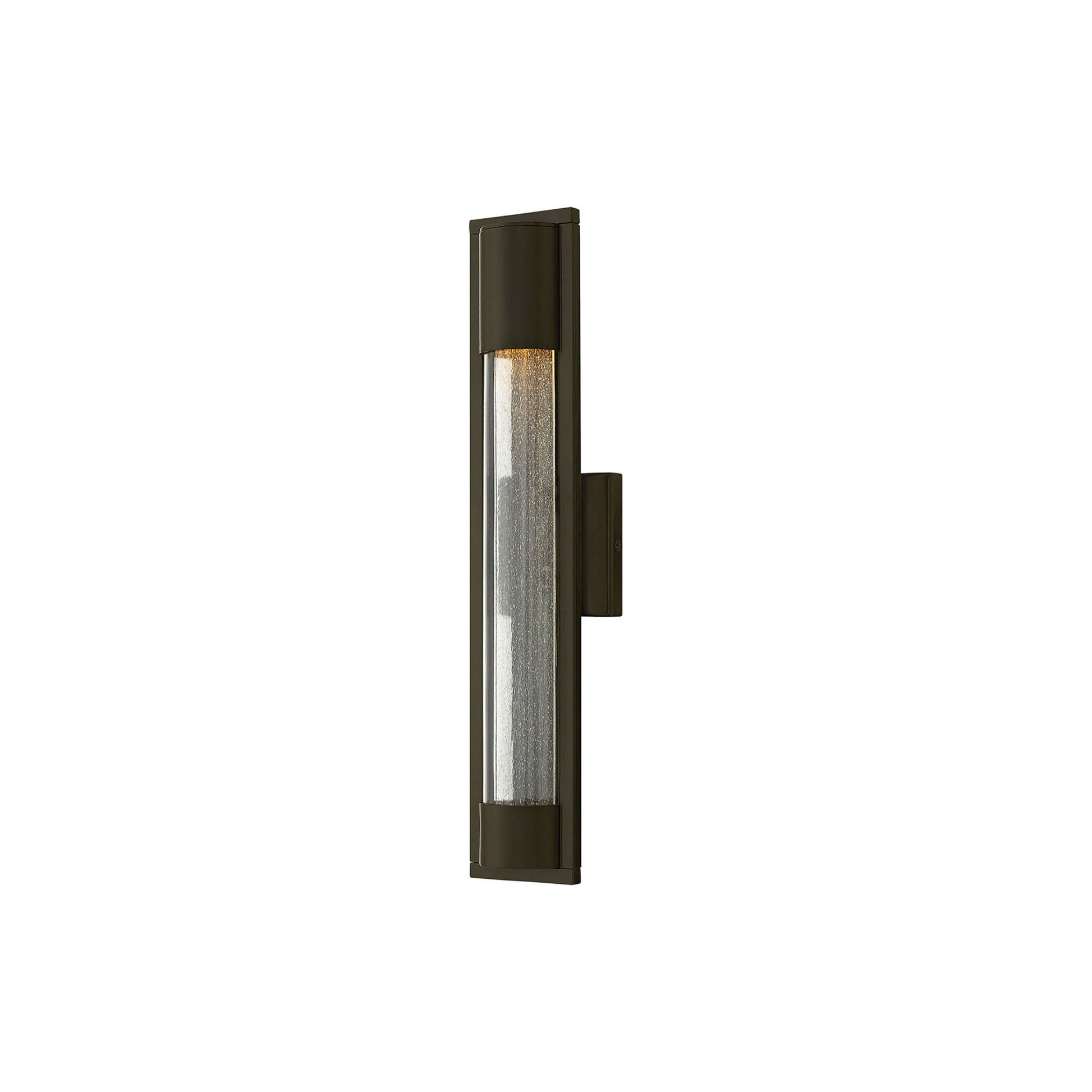 Mist Outdoor Wall Light in Medium/Bronze.