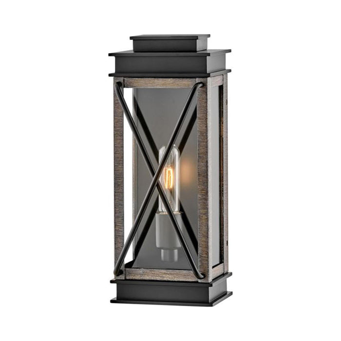 Montecito Outdoor Wall Light in Black (Small).