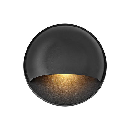 Nuvi Round LED Deck Light in Black.