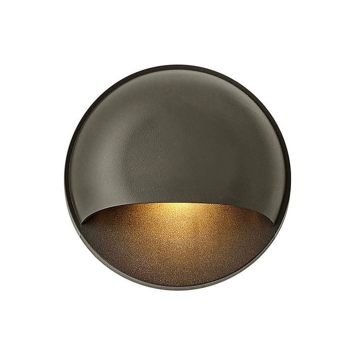 Nuvi Round LED Deck Light in Bronze.