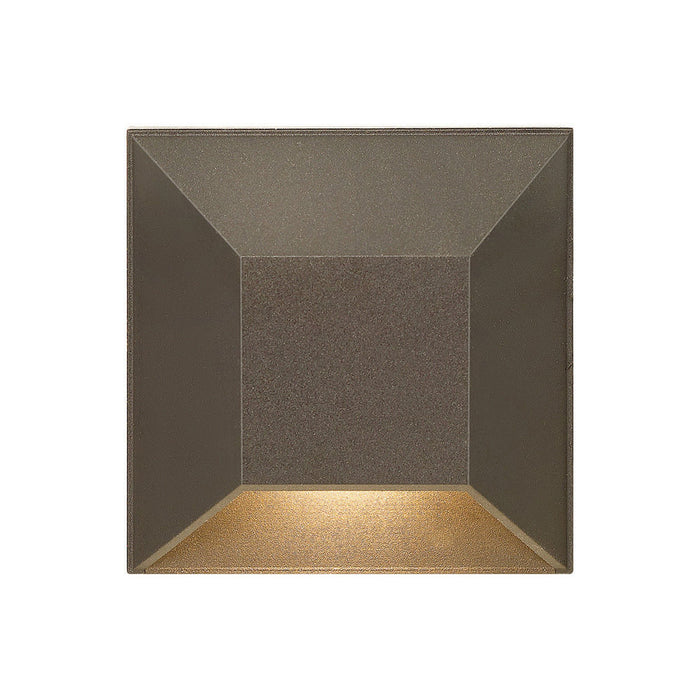 Nuvi Square LED Deck Light in Bronze.