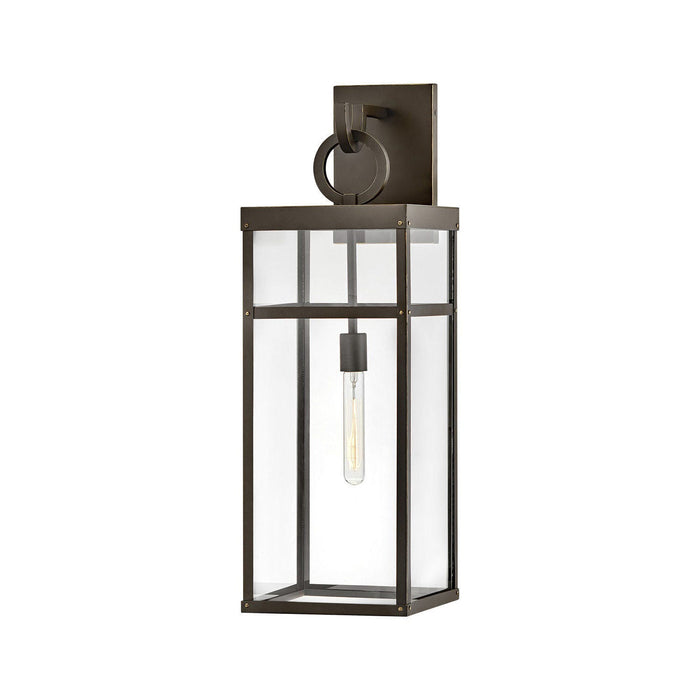 Porter Outdoor Wall Light in X-Large/Oil Rubbed Bronze.