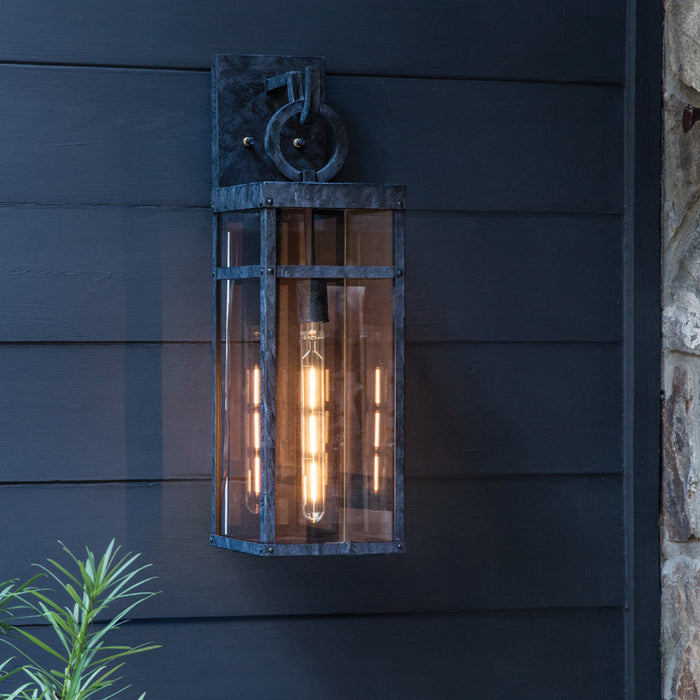Porter Outdoor Wall Light in Outside Area.