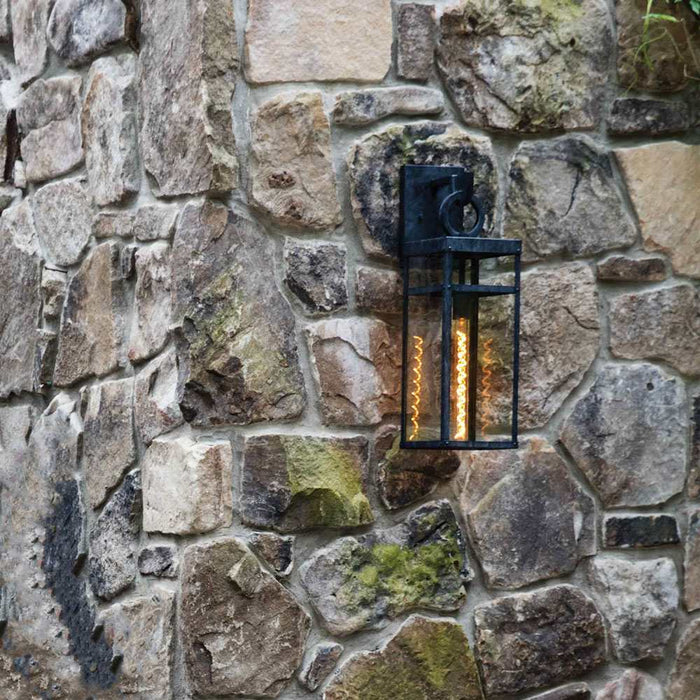 Porter Outdoor Wall Light in Outside Area.