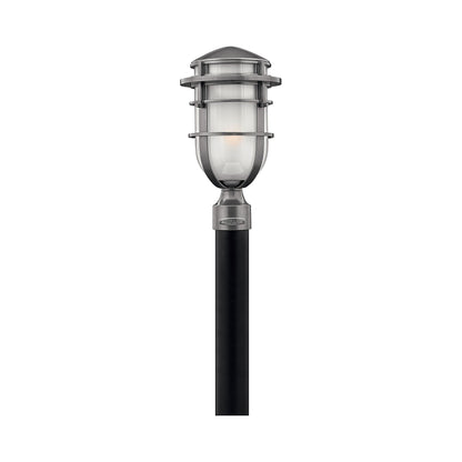 Reef Outdoor Post Light in Hematite.