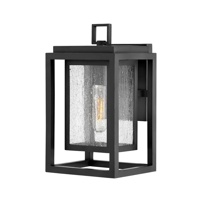 Republic Outdoor Wall Light in Black (Small).