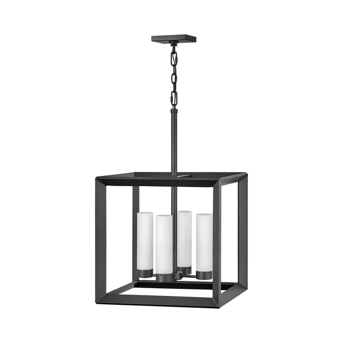 Rhodes Outdoor Pendant Light in Brushed Graphite.