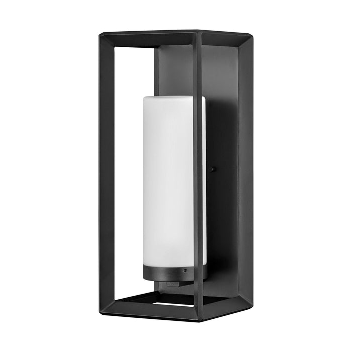 Rhodes Outdoor Wall Light in Large/Brushed Graphite.