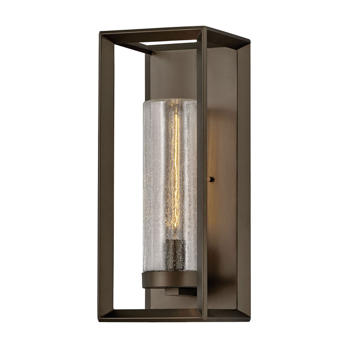 Rhodes Outdoor Wall Light in Large/Warm Bronze.