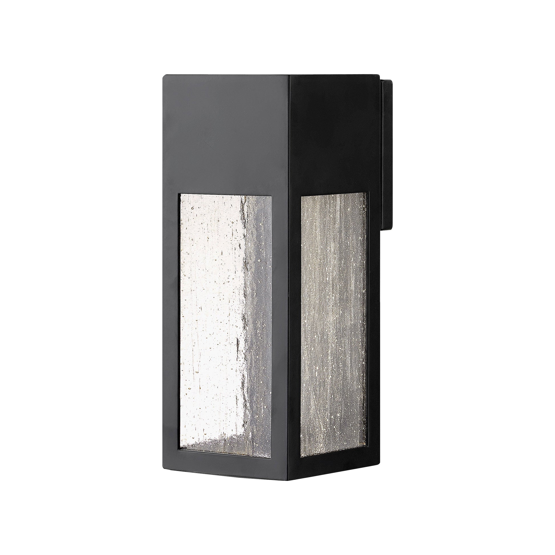 Rook Outdoor LED Wall Light in Medium/Satin Black.