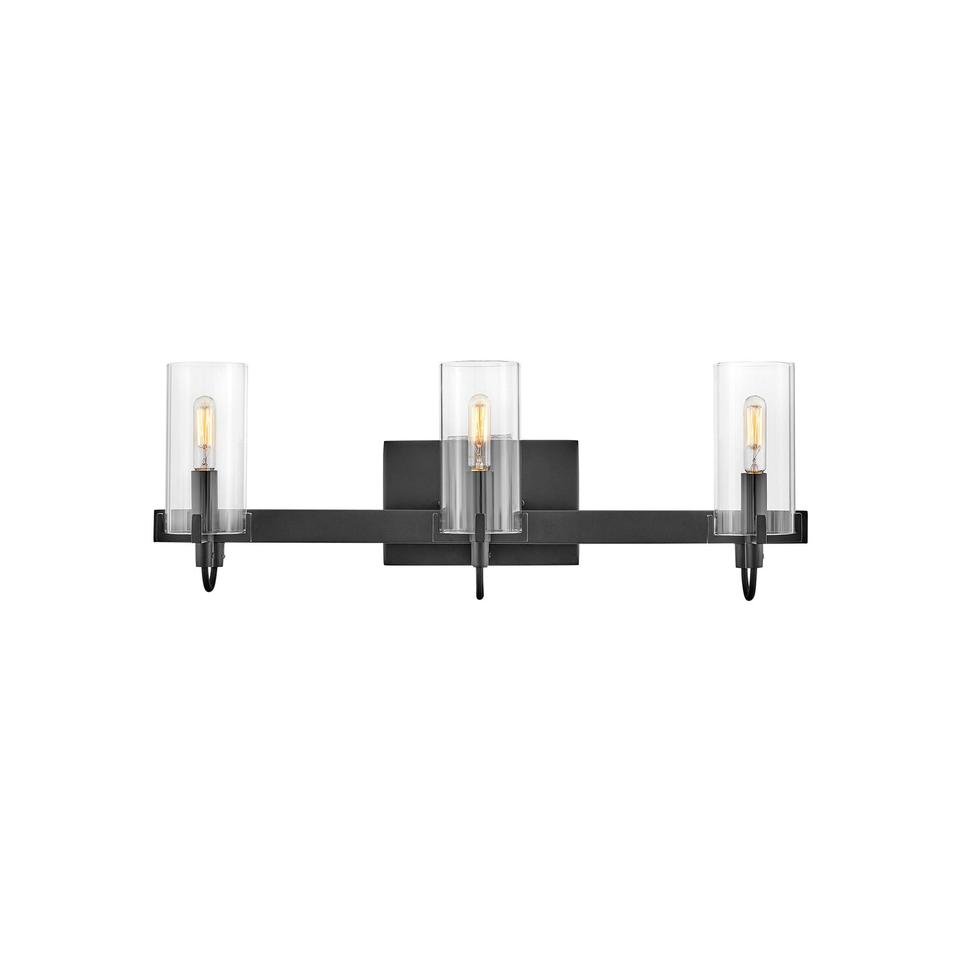 Ryden Bath Vanity Light in Black (3-Light).