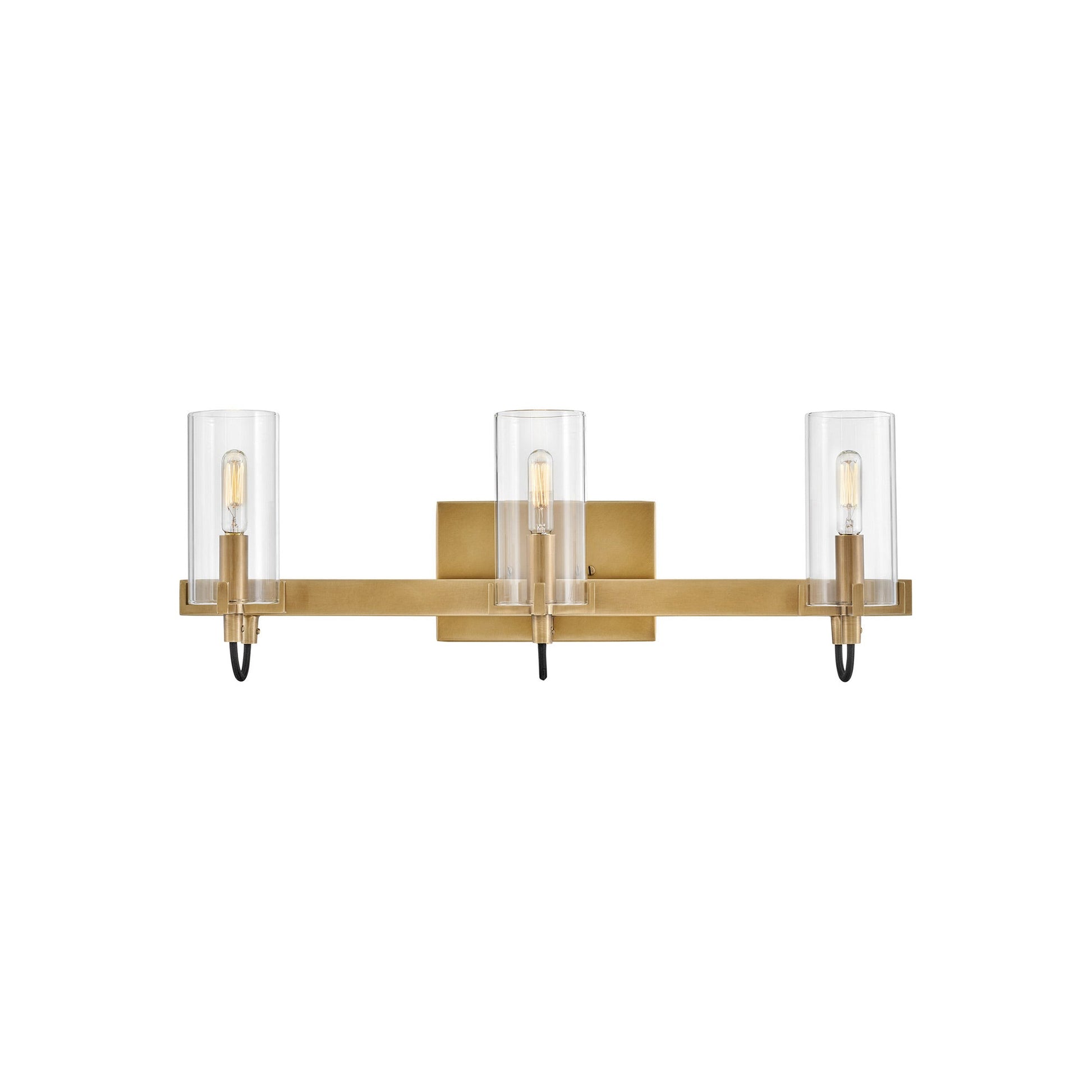 Ryden Bath Vanity Light in Heritage Brass (3-Light).
