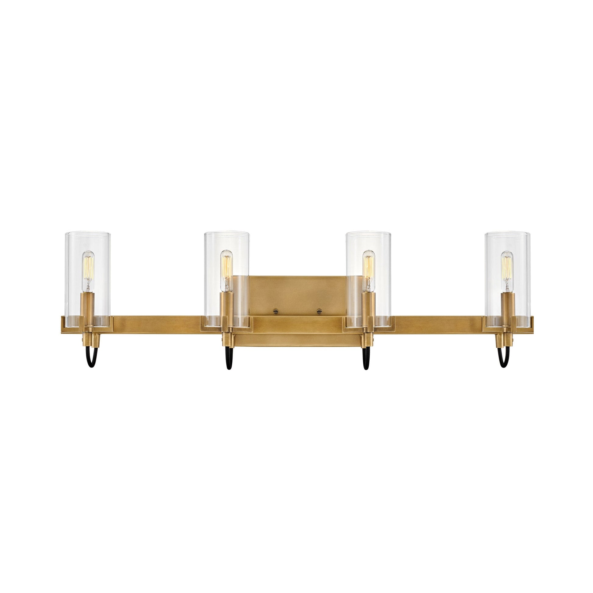 Ryden Bath Vanity Light in Heritage Brass (4-Light).
