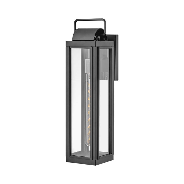 Sag Harbor Outdoor Wall Light in Large/Black.