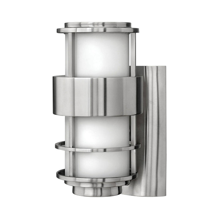 Saturn Outdoor Wall Light in X-Small/Stainless Steel.