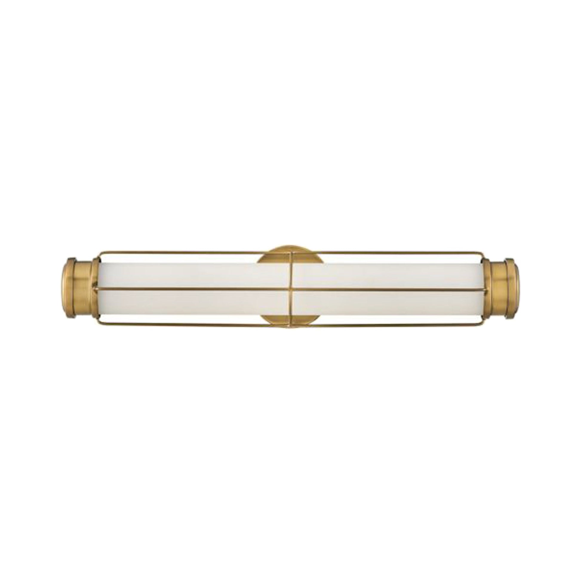 Saylor LED Bath Vanity Light in Heritage Brass (Medium).