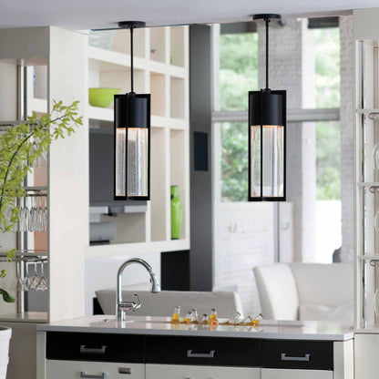 Shelter Outdoor Pendant Light in kitchen.