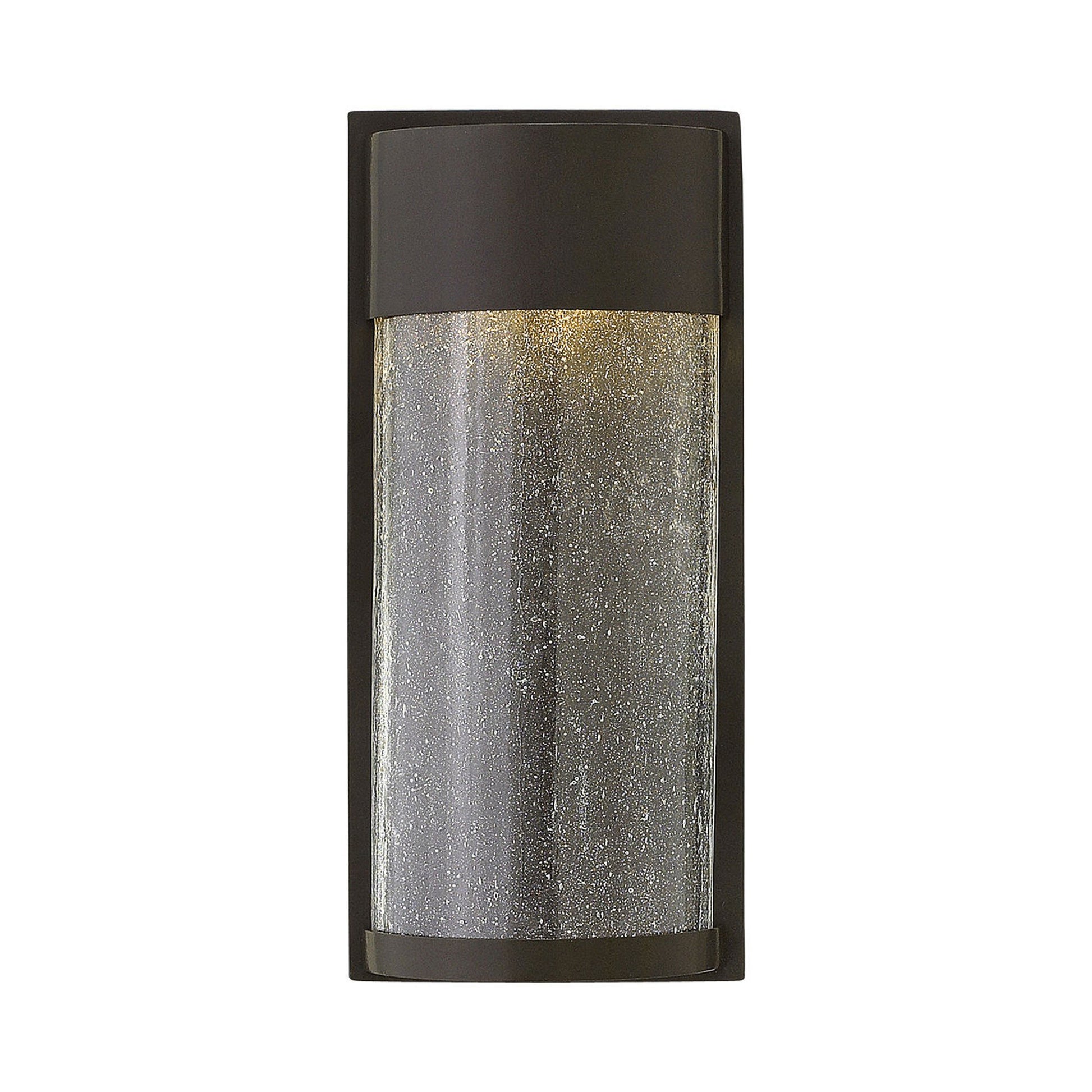 Shelter Outdoor Wall Light in Small Half-Round/Buckeye Bronze.