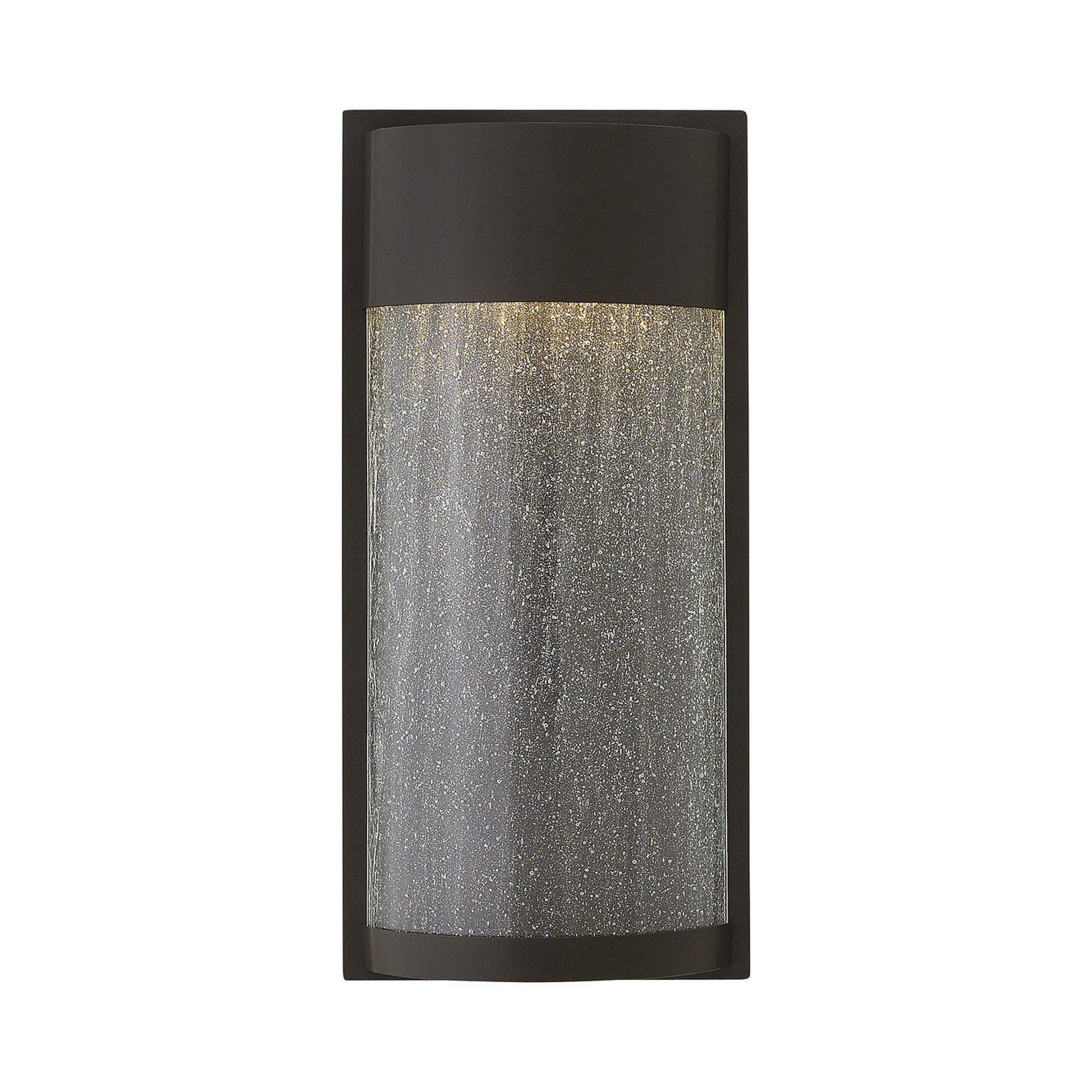 Shelter Outdoor Wall Light in Large Half-Round/Buckeye Bronze.