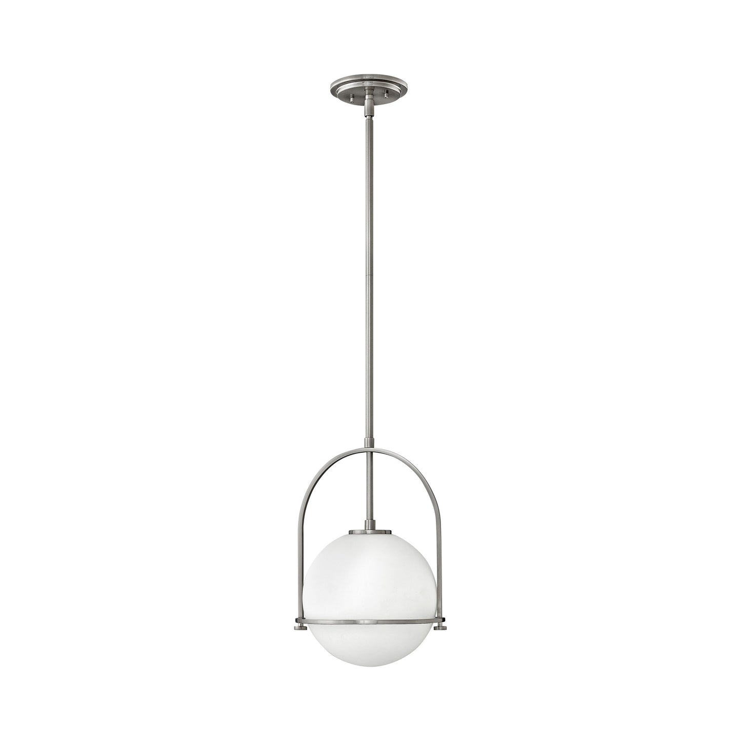 Somerset Pendant Light in Medium/Brushed Nickel.