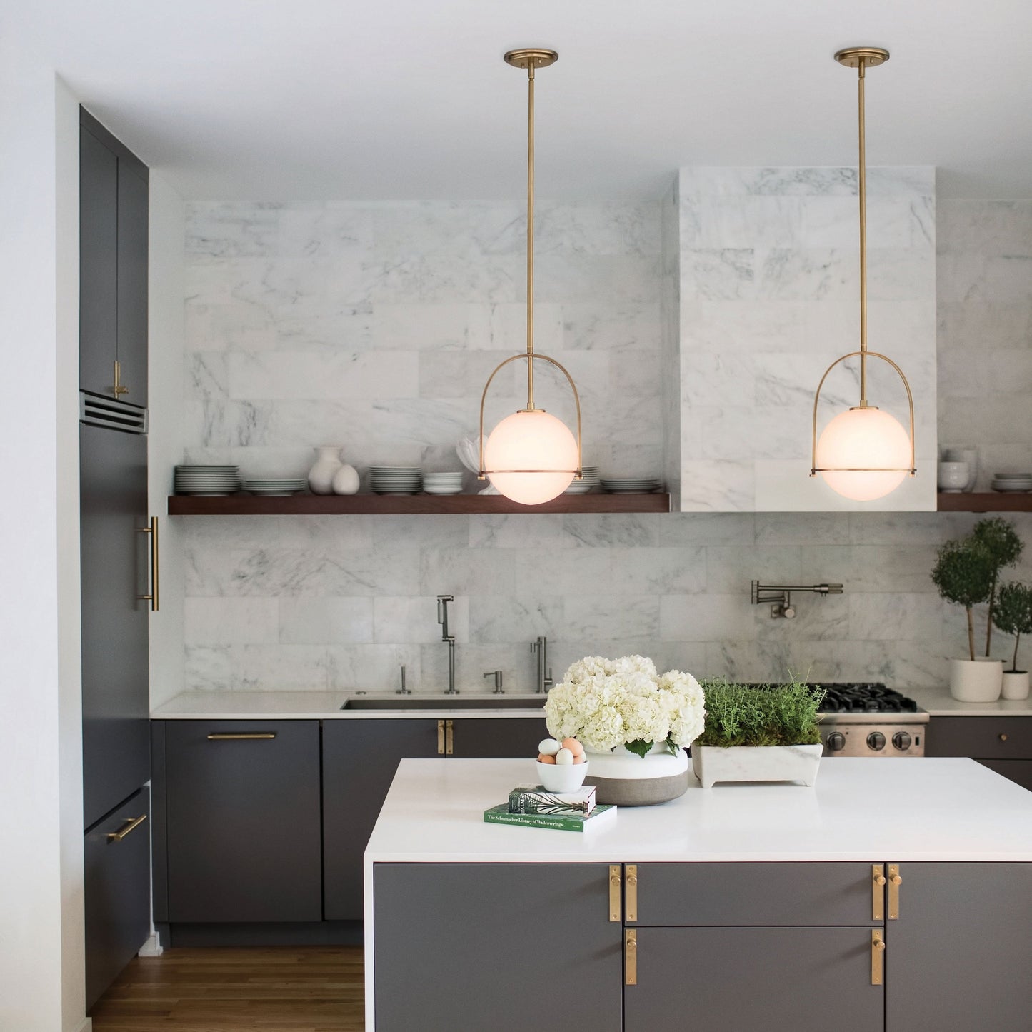 Somerset Pendant Light in dining room.