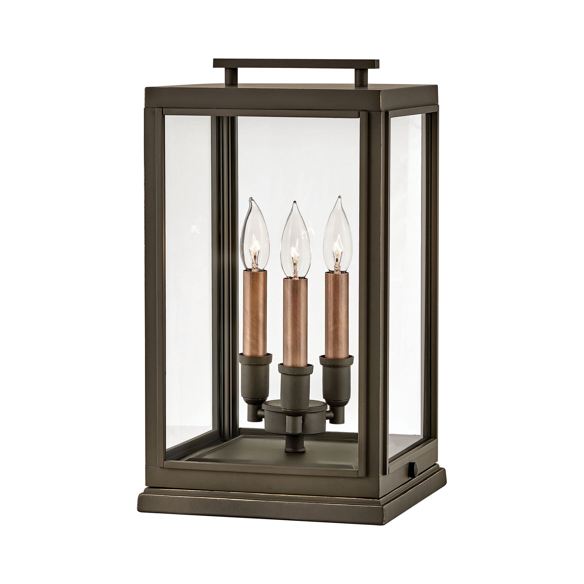 Sutcliffe Outdoor Pier Mount Light in Oil Rubbed Bronze.