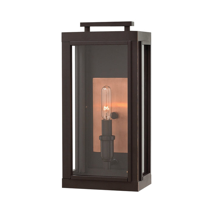 Sutcliffe Outdoor Wall Light in Oil Rubbed Bronze (1-Light).