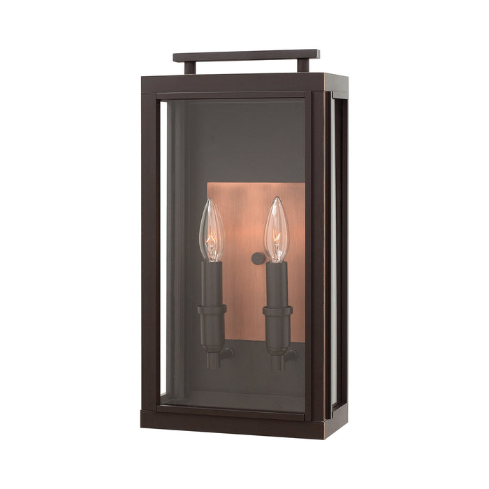 Sutcliffe Outdoor Wall Light in Oil Rubbed Bronze (2-Light).