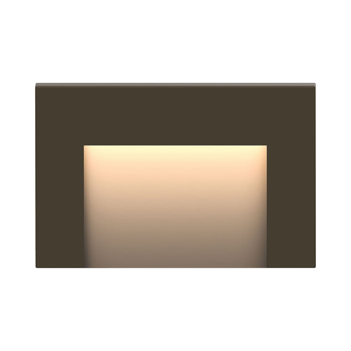 Taper LED Deck Light in Horizontal/Bronze.