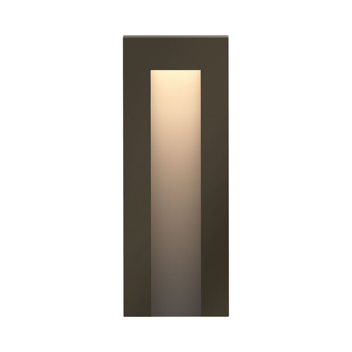 Taper LED Deck Light in Tall Vertical/Bronze.