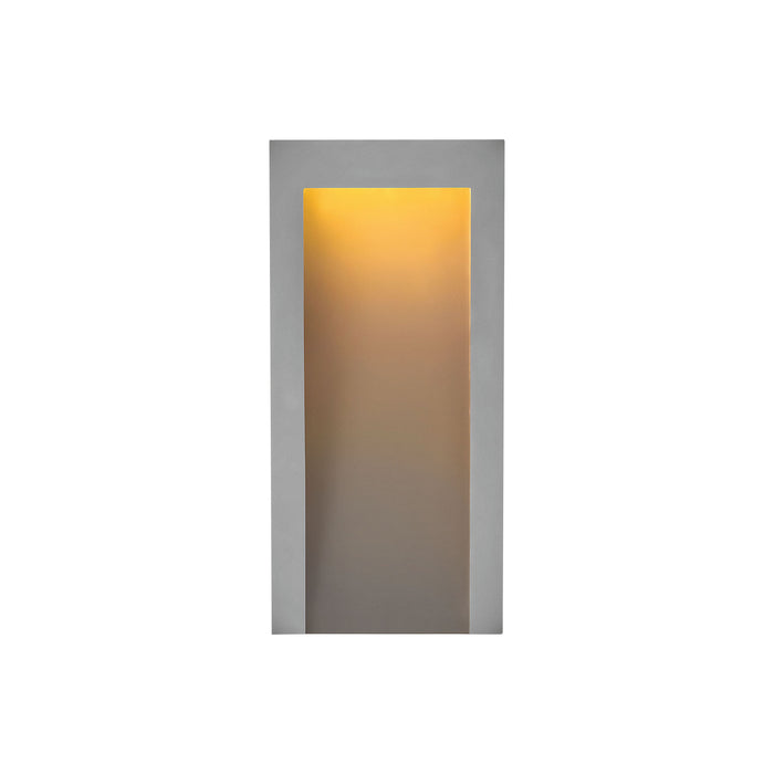 Taper Outdoor LED Wall Light in Medium/Textured Graphite.