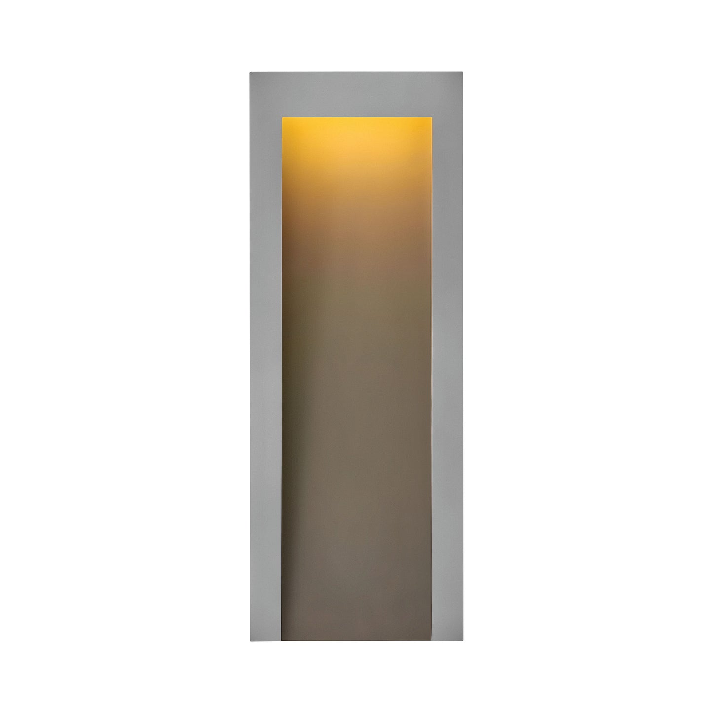 Taper Outdoor LED Wall Light in Textured Graphite (Large).