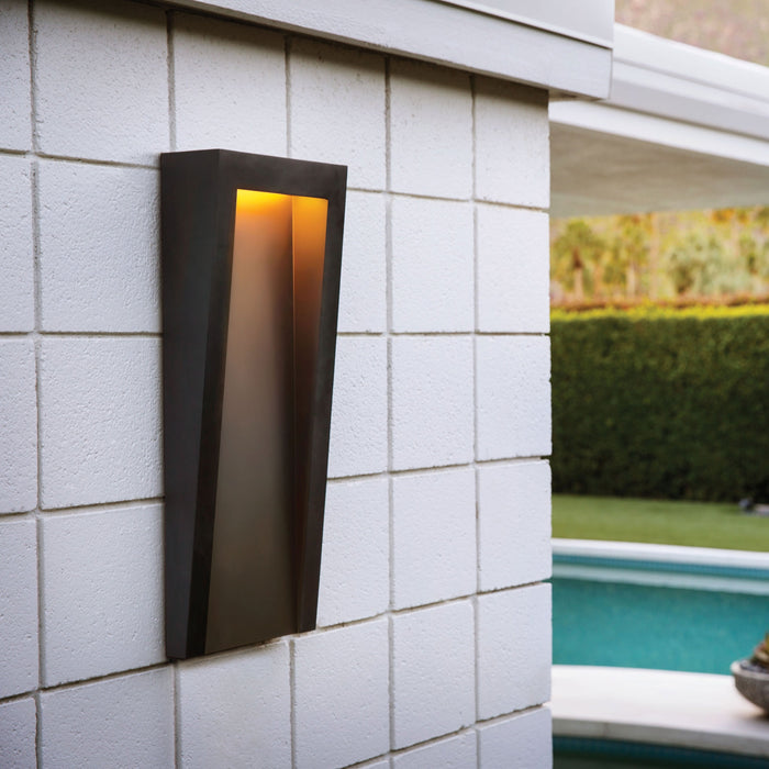 Taper Outdoor LED Wall Light Outside Area.