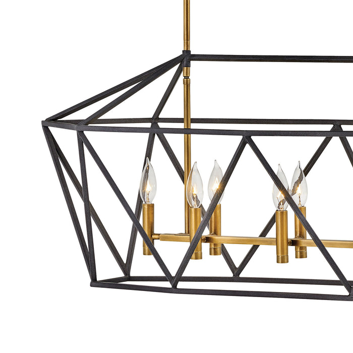 Theory Linear Pendant Light in Detail.