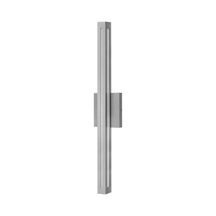 Vue Outdoor LED Wall Light in Large/Titanium.