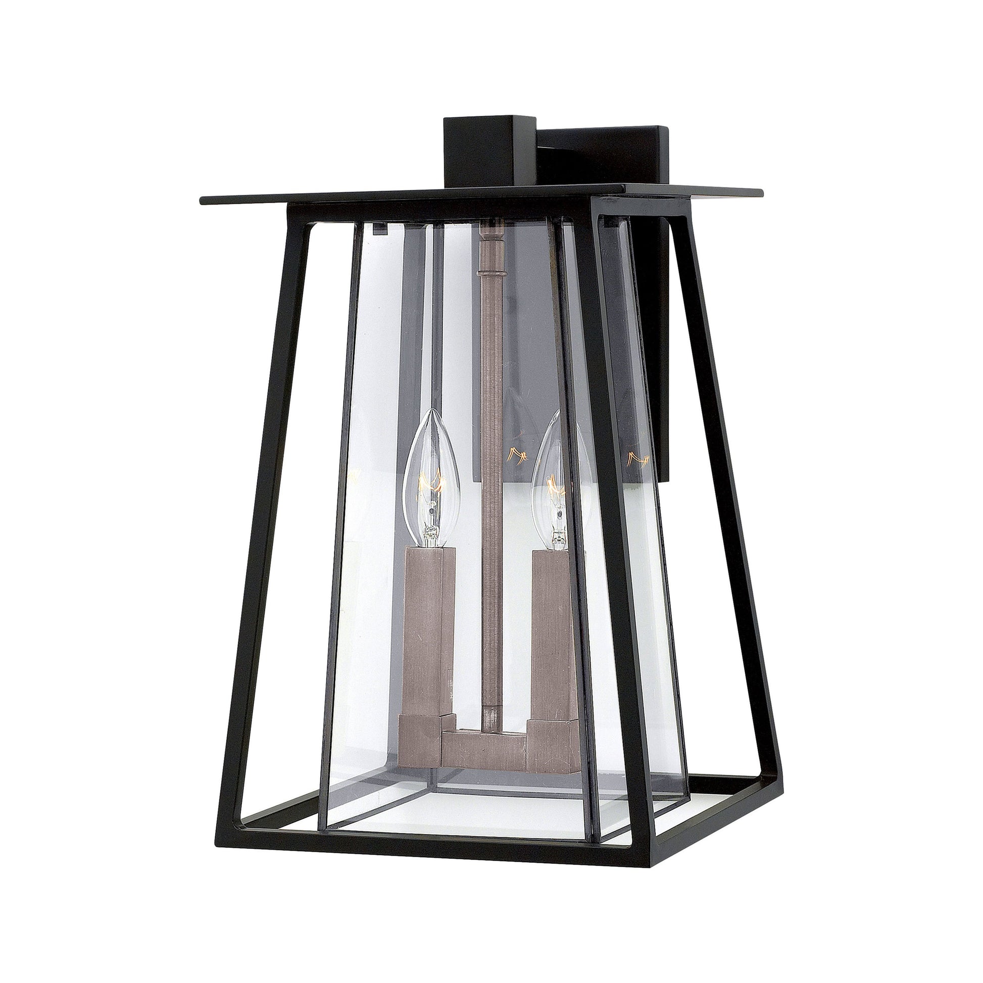 Walker Outdoor Wall Light in Medium/Black.