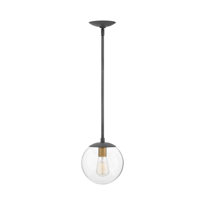 Warby Pendant Light in Aged Zinc.