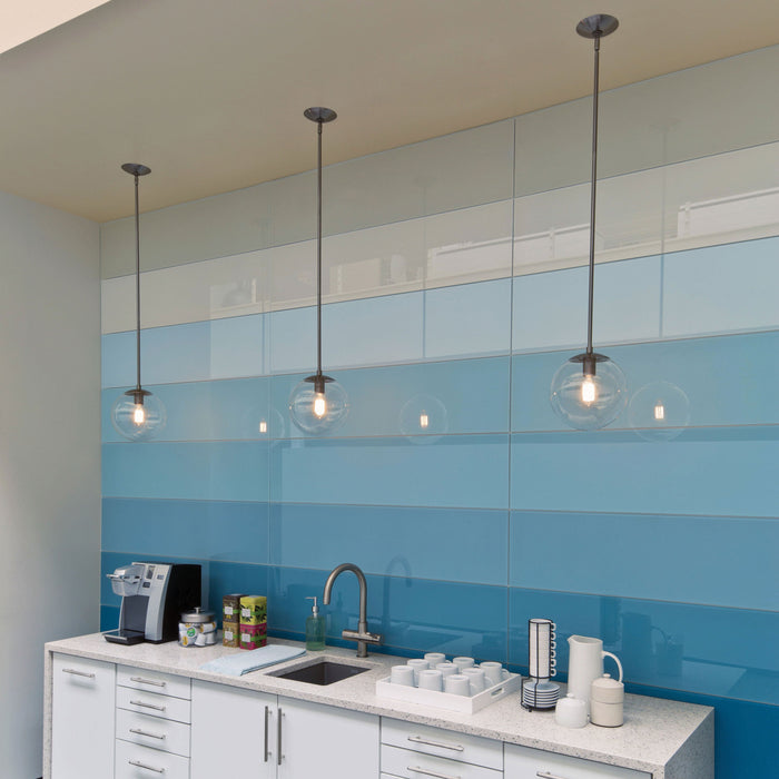 Warby Pendant Light in kitchen.