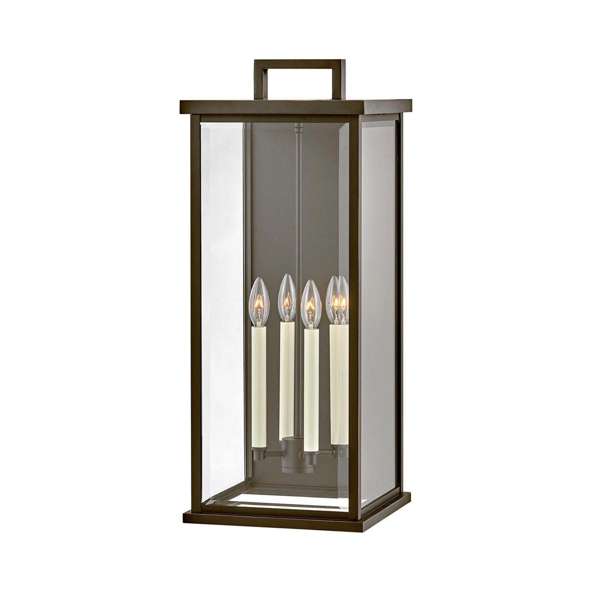Weymouth Outdoor Wall Light in X-Large/Oil Rubbed Bronze.