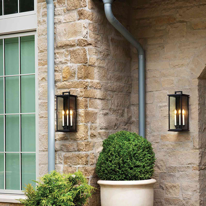 Weymouth Outdoor Wall Light in Outside Area.