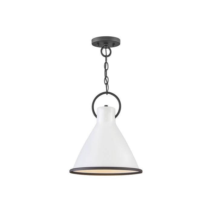 Winnie Pendant Light in Small/Polished White.
