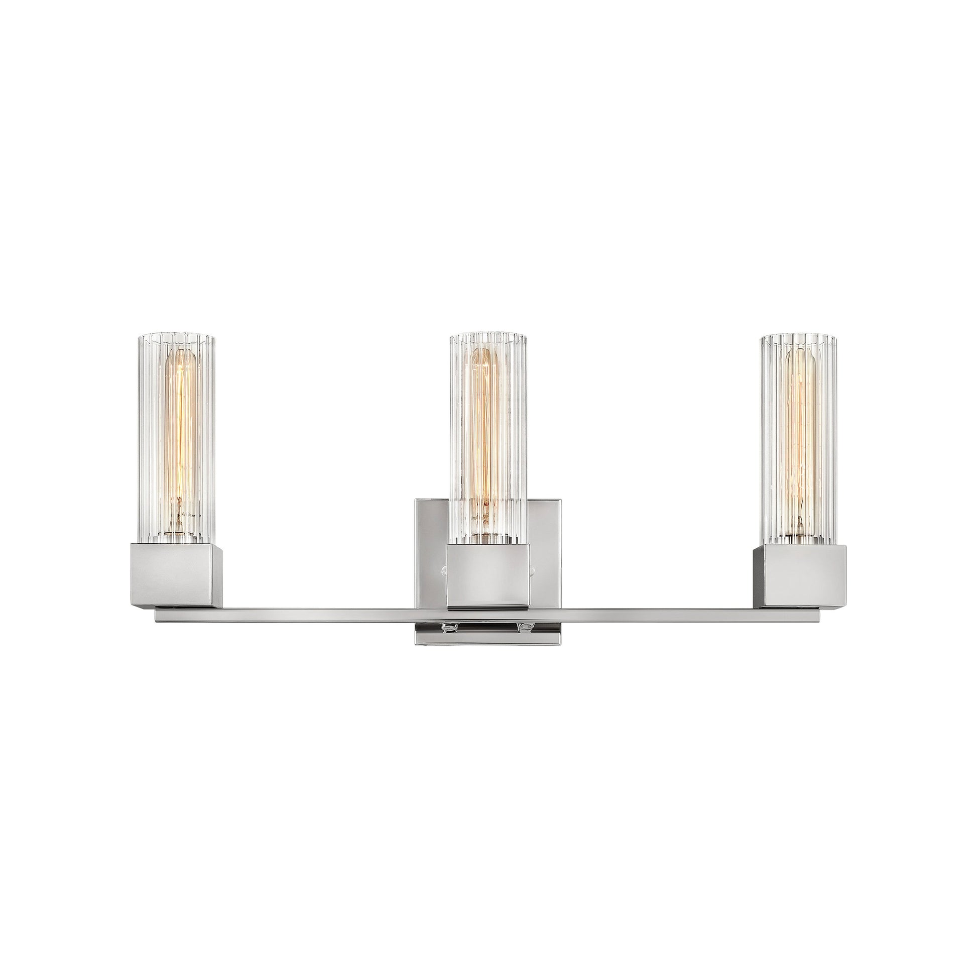 Xander Bath Vanity Light in Polished Nickel (3-Light).
