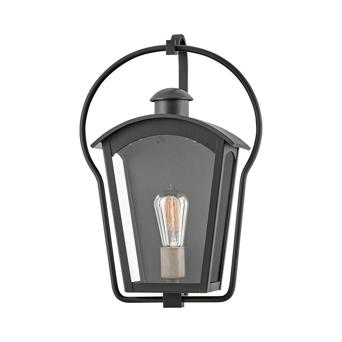 Yale Outdoor Wall Light in Black (Small).