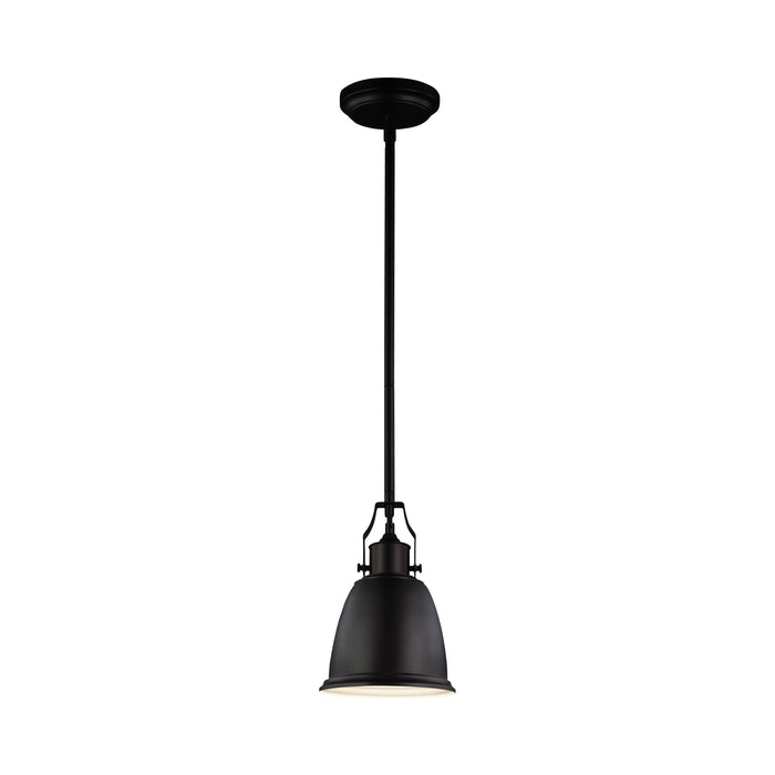 Hobson Pendant Light in Small/Oil Rubbed Bronze.