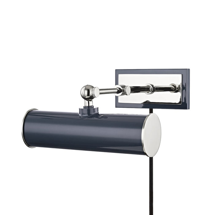 Holly Picture Light in Polished Nickel / Navy (1-Light).
